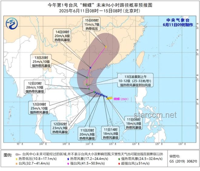 台风蝴蝶登陆海南东方影响分析