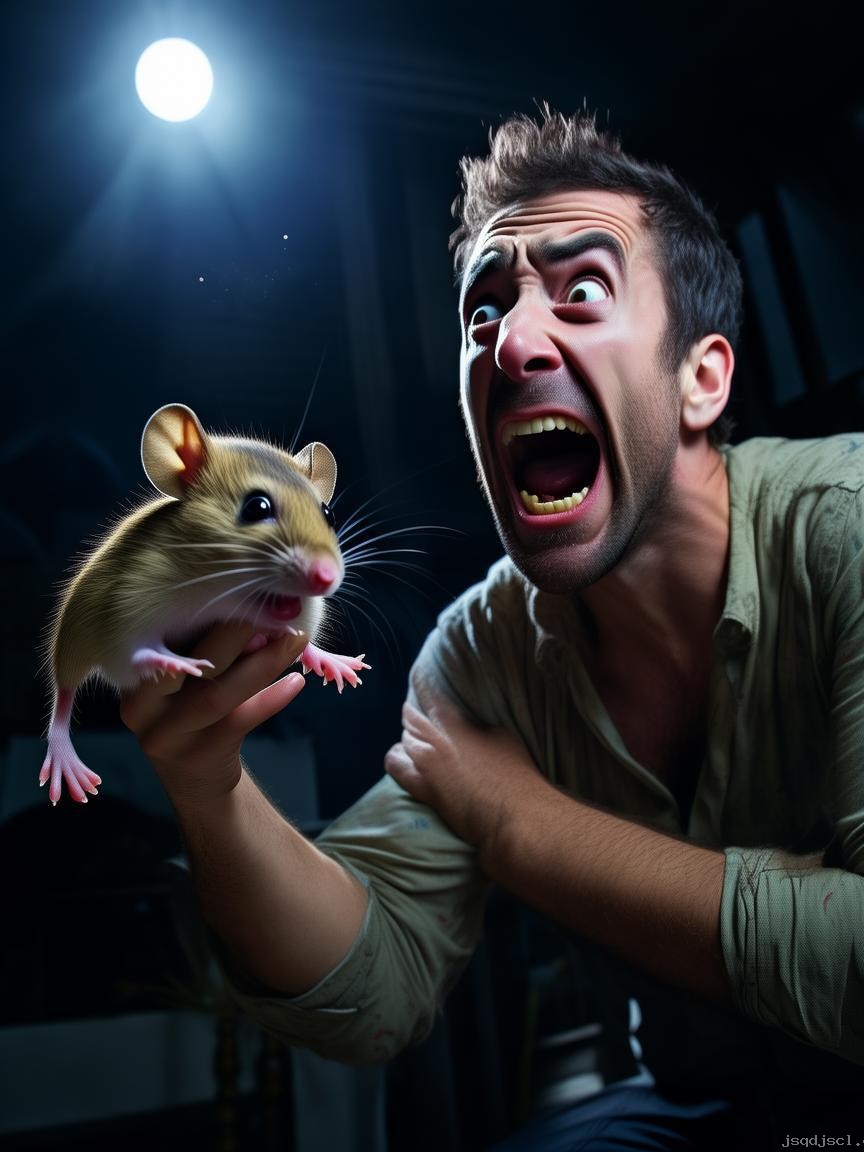 梦中惊险一刻：男子本能掐住“袭击者”，竟是老鼠！🐭夜半惊魂